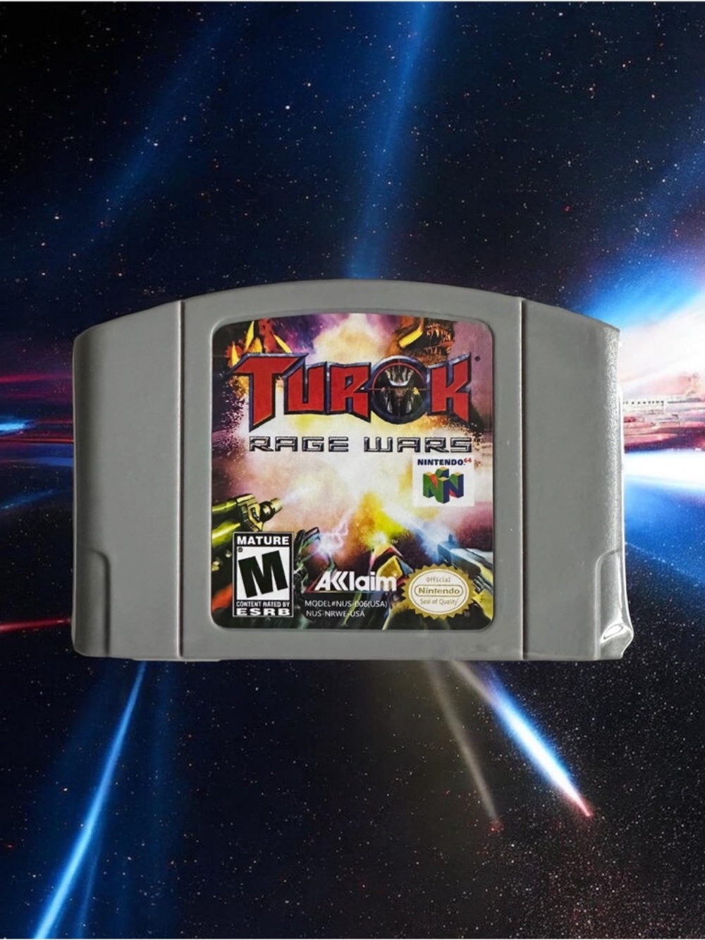 Turok: Rage Wars for Nintendo 64 - Gray Cartridge